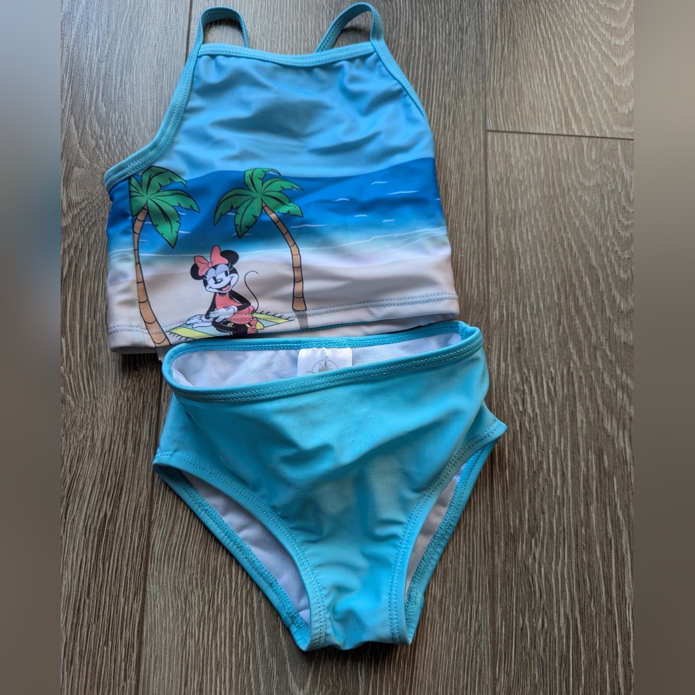 Disney Parks Minnie Beach Swimsuit Size 2 Worn Twice